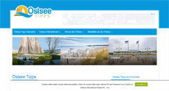 Desktop Screenshot of ostsee-tipps.info