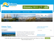 Tablet Screenshot of ostsee-tipps.info